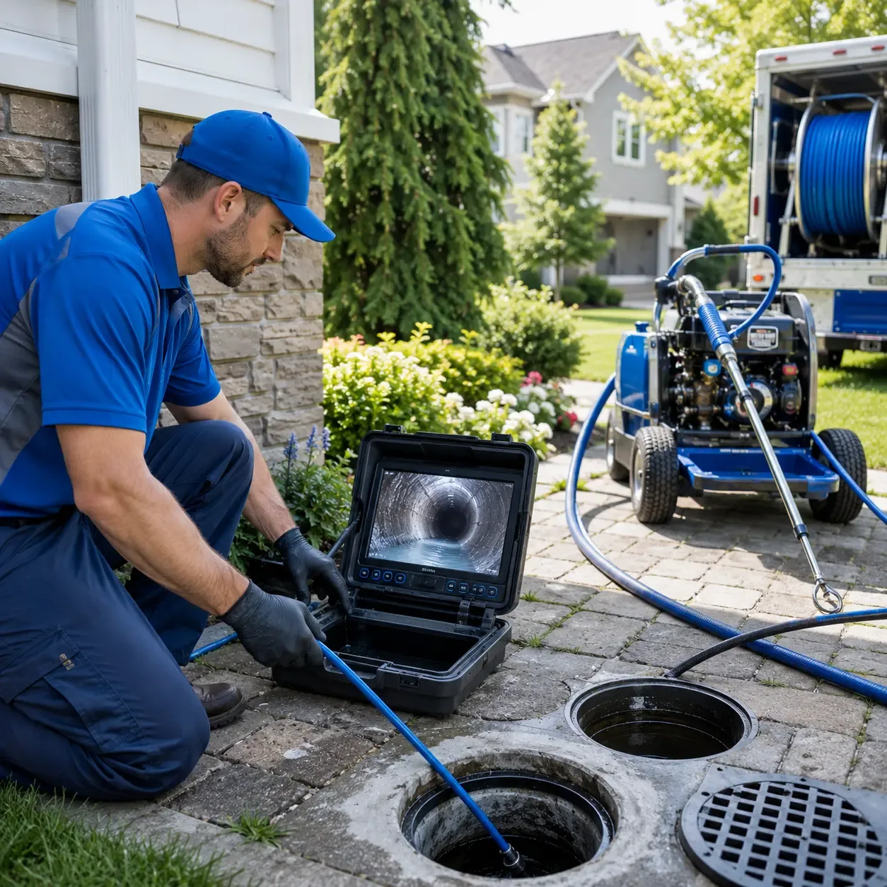 Outdoor drain cleaning professionals serving Bellaire, MI
